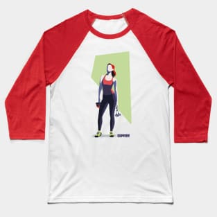 Climbing girl II Baseball T-Shirt